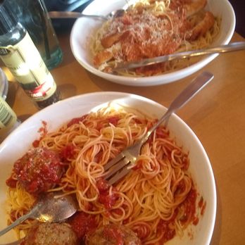 Olive Garden Italian Restaurant - Speg and meatballs and angel hair chicken fritta. - Italian Near Me - Clay, New York Olive Garden Italian Restaurant - Speg and meatballs and angel hair chicken fritta. - Italian Near Me - Clay, New York