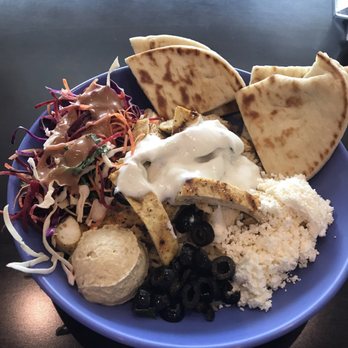 Freska Mediterranean Grill - Plate, comes with one protein, one sauce, and 4 sides. $8.95 - Mediterranean Near Me - Middleton, Wisconsin Freska Mediterranean Grill - Plate, comes with one protein, one sauce, and 4 sides. $8.95 - Mediterranean Near Me - Middleton, Wisconsin