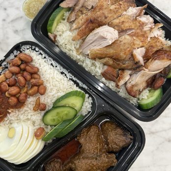 Ipoh Kopitiam - Nasi Lemak with Beef Rendang Malaysian Style Grilled Chicken Rice - Malaysian Near Me - Arcadia, California Ipoh Kopitiam - Nasi Lemak with Beef Rendang Malaysian Style Grilled Chicken Rice - Malaysian Near Me - Arcadia, California
