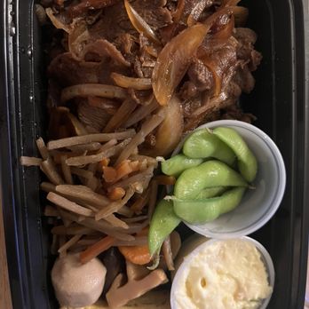 Neighborhood Bento - Yakiniku (Beef) with rice (not pictured) - Japanese Near Me - Buena Park, California Neighborhood Bento - Yakiniku (Beef) with rice (not pictured) - Japanese Near Me - Buena Park, California