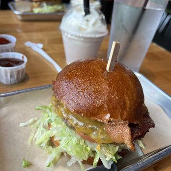 Hopdoddy Burger Bar - Another view of The Classic - Burgers Near Me - Austin, Texas