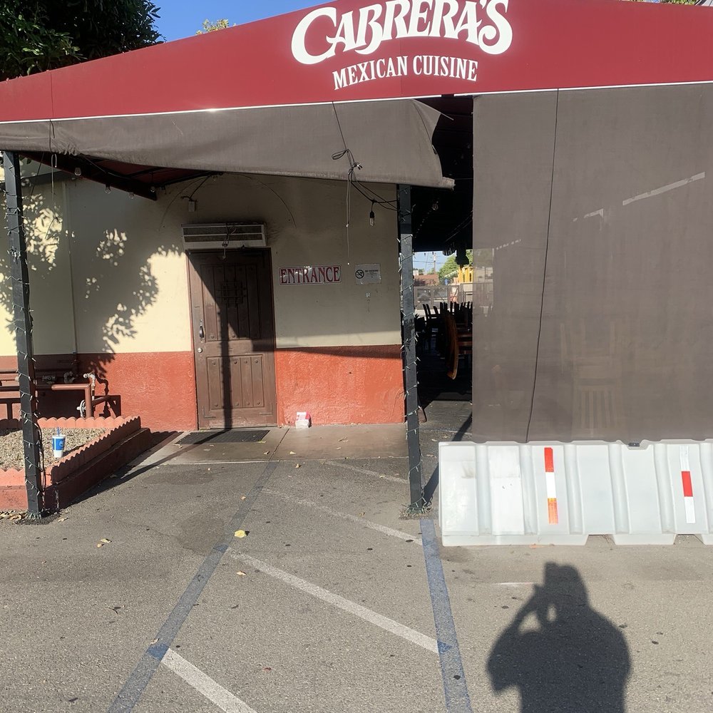 Cabrera's Mexican Cuisine - Back entrance - Mexican Near Me - Pasadena, California