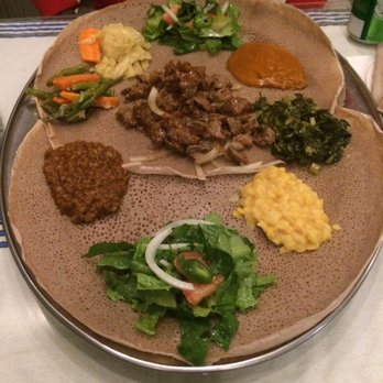 Ethiopian Cafe - Lamb tibs and veggie combo - Ethiopian Near Me - Boston, Massachusetts Ethiopian Cafe - Lamb tibs and veggie combo - Ethiopian Near Me - Boston, Massachusetts