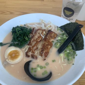 Silverlake Ramen - The Blaze Ramen with pork - Ramen Near Me - Long Beach, California Silverlake Ramen - The Blaze Ramen with pork - Ramen Near Me - Long Beach, California
