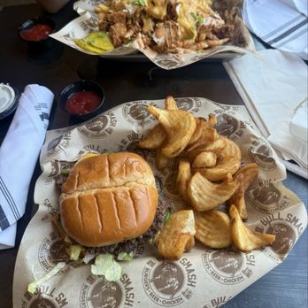 Bull Smash - Chicken loaded fries , Jalapeño Burger - Burgers Near Me - Fresno, California Bull Smash - Chicken loaded fries , Jalapeño Burger - Burgers Near Me - Fresno, California