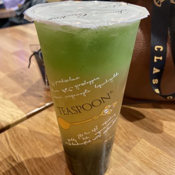 Teaspoon - Grasshopper with boba - Bubble Tea Near Me - Campbell, California Teaspoon - Grasshopper with boba - Bubble Tea Near Me - Campbell, California