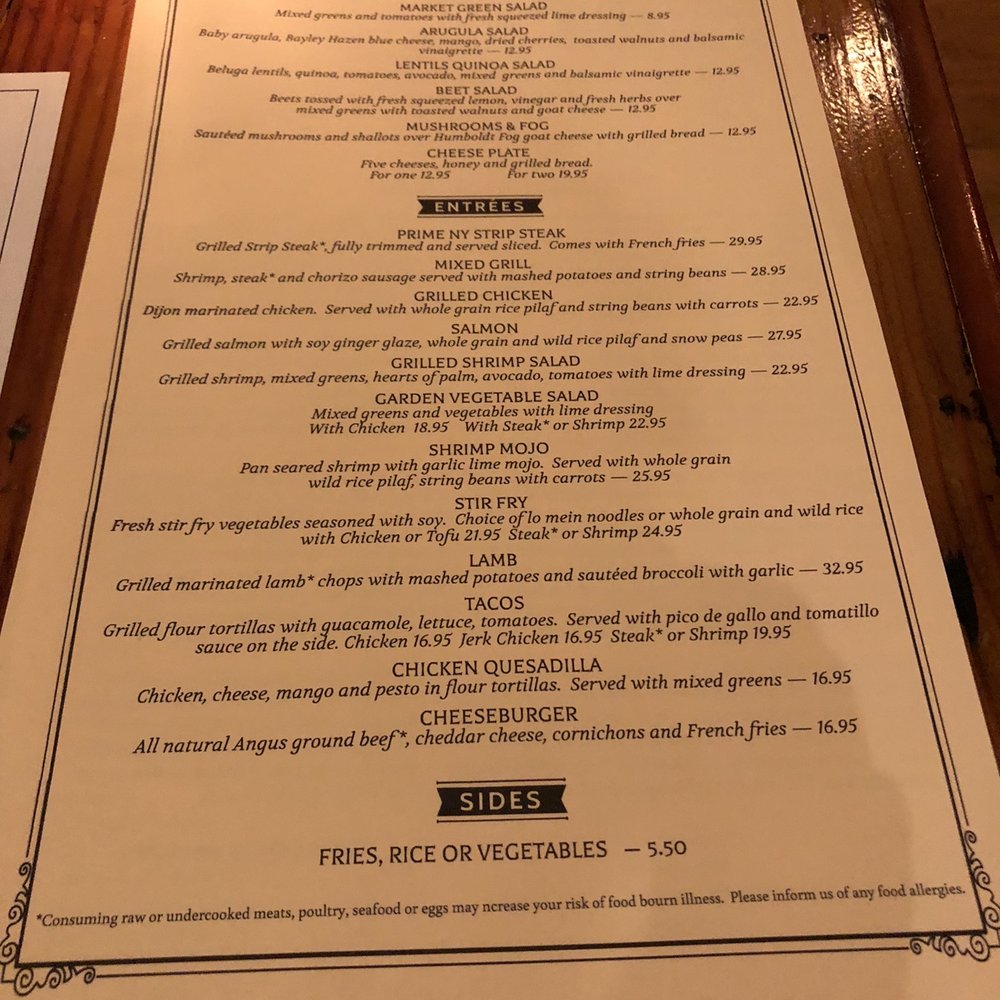 Farmer's Table - a menu on a wooden table - New American Near Me - New Canaan, Connecticut Farmer's Table - a menu on a wooden table - New American Near Me - New Canaan, Connecticut