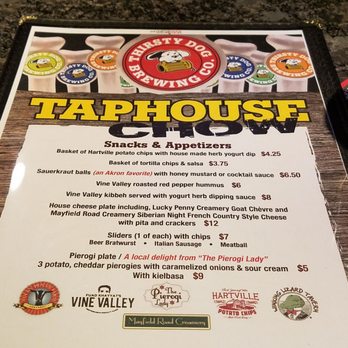 Thirsty Dog TapHouse - Share an appetizer or two - Beer Bar Near Me - Akron, Ohio Thirsty Dog TapHouse - Share an appetizer or two - Beer Bar Near Me - Akron, Ohio