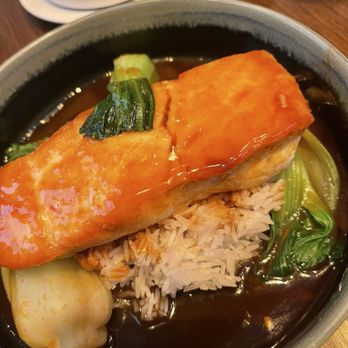 Madison Modern Social - Miso glazed halibut with jasmine rice and bok choy - Restaurant Supplies Near Me - Old Bridge, New Jersey Madison Modern Social - Miso glazed halibut with jasmine rice and bok choy - Restaurant Supplies Near Me - Old Bridge, New Jersey
