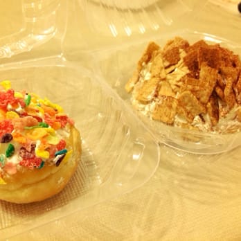 Cafe Dulce - The Fruity Pebble Donut Hole and the Cinnamon Toast Donut! - Coffee & Tea Near Me - Los Angeles, California Cafe Dulce - The Fruity Pebble Donut Hole and the Cinnamon Toast Donut! - Coffee & Tea Near Me - Los Angeles, California