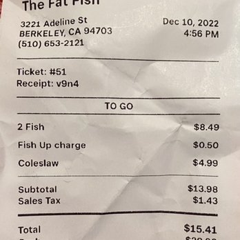 The Fat Fish - Fish & Chips Near Me - Berkeley, California