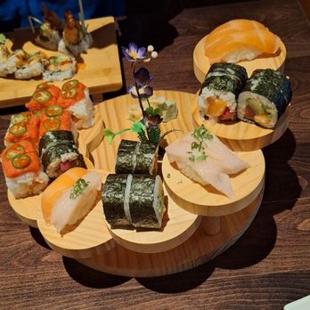 Ichiban Japanese Restaurant - A combination of sashimi and two orders of sushi - Japanese Near Me - Blasdell, New York Ichiban Japanese Restaurant - A combination of sashimi and two orders of sushi - Japanese Near Me - Blasdell, New York