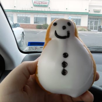 Krispy Kreme - Order the snowman donut for the holidays! - Donuts Near Me - El Paso, Texas