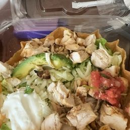Chicken Tostada Salad