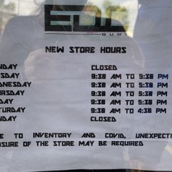 EDC Gunz - Hours