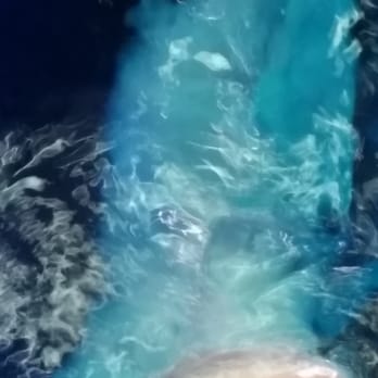 Top Nails - My foot in blue water - Nail Salons Near Me - Venice, California