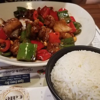 The Café - Kung Pao Shrimp - Asian Fusion Near Me - Valley Center, California