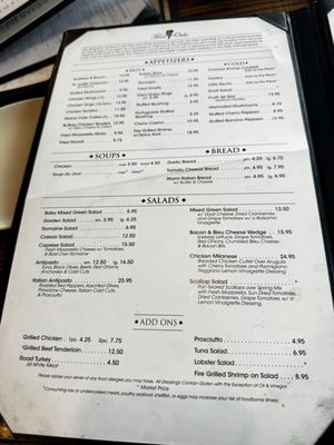Menu photo 5 Twin Oaks Restaurant Cranston, RI Menu photo 5 Twin Oaks Restaurant Cranston, RI