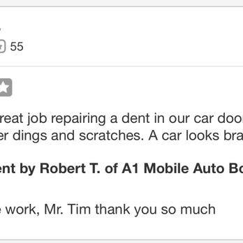 A1 Mobile Auto Body - Mobile Dent Repair Near Me