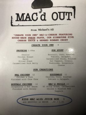 Menu photo 5 MAC'd OUT Winter Garden, FL