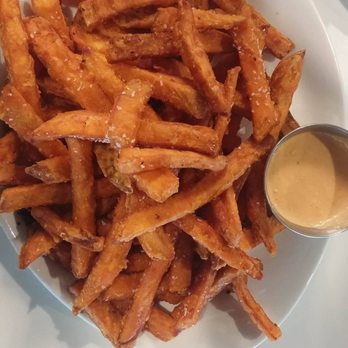 Sava's - Sweety Fries ($5) -- The famous sweet potato fries that are so crispy on the outside and fluffy and soft on the inside. - Bars Near Me - Ann Arbor, Michigan Sava's - Sweety Fries ($5) -- The famous sweet potato fries that are so crispy on the outside and fluffy and soft on the inside. - Bars Near Me - Ann Arbor, Michigan
