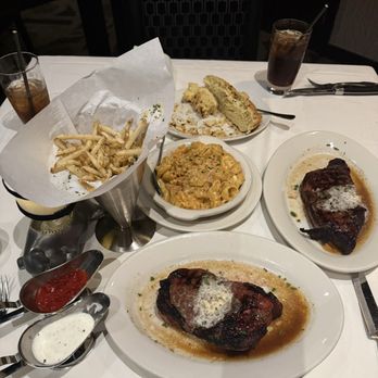 Morton's The Steakhouse - 16 oz. Prime New York Strip, Lobster Macaroni Shells & Cheese, and Matchstick Parmesan & Truffle Fries - Steakhouses Near Me - Sacramento, California Morton's The Steakhouse - 16 oz. Prime New York Strip, Lobster Macaroni Shells & Cheese, and Matchstick Parmesan & Truffle Fries - Steakhouses Near Me - Sacramento, California
