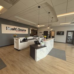 HealthSource Chiropractic of Buffalo - Front desk and reception area at HealthSource of Buffalo.