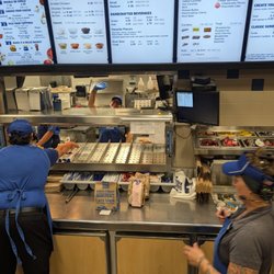 Culver's - Everyone hard at work and the kitchen staff realized they were not forgotten!