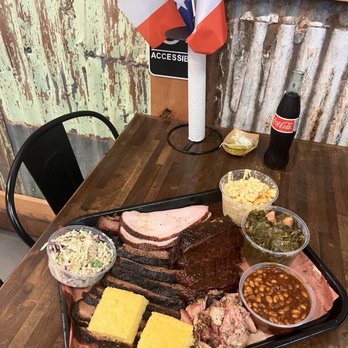 Belly Barbecue - Brisket, ribs, beans, corn bread, pork belly, Cole slaw - Barbeque Near Me - Folsom, California