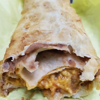 Photo of Al & Bea's Mexican Food - Los Angeles, CA, United States. Fried bean and cheese burrito