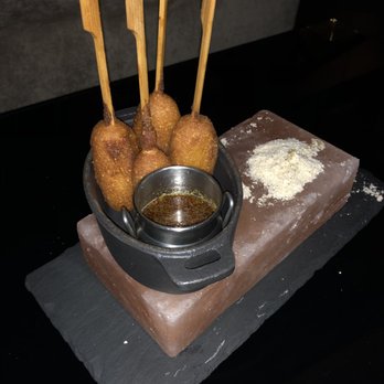 The Green Room - Lobster corn dog - Cocktail Bars Near Me - Burbank, California The Green Room - Lobster corn dog - Cocktail Bars Near Me - Burbank, California