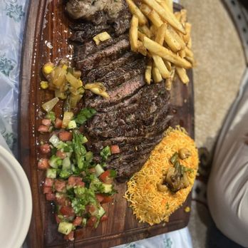 Abu Naji Restaurant - Ribeye steak - Salad Near Me - Tampa, Florida Abu Naji Restaurant - Ribeye steak - Salad Near Me - Tampa, Florida