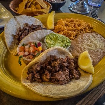 El Mexicali Cafe II - Taco Carne asada plate - Mexican Near Me - Indio, California