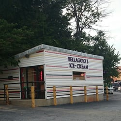 Bellaggio's Ice Cream - Hidden in the trees behind Checkers.