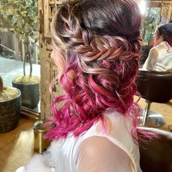 Beauty Everafter - Fun side updo with soft braid!