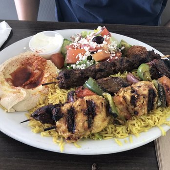 Green Corner Restaurant - Green Corner Combo Plate - Mediterranean Near Me - Mesa, Arizona