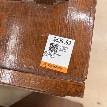Savers - $600(!!!!) for a stained and filthy curio cabinet - Thrift Stores Near Me - Kansas City, Missouri