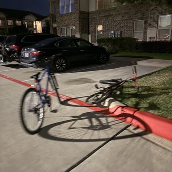 Bexley at WestRidge - Bikes blocking parking - Apartments Near Me - McKinney, Texas Bexley at WestRidge - Bikes blocking parking - Apartments Near Me - McKinney, Texas