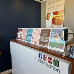 Seoul Medspa - Front desk area/special promotion of the month which