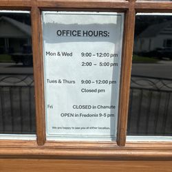 Weilert Chiropractic Office - Hours