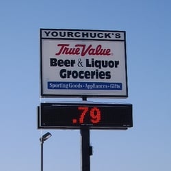 Yourchuck's True Value - Pylon Sign for Yourchuck's True Value in Siren, WI