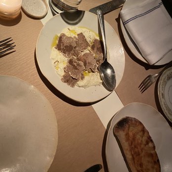 ABC Kitchen - Truffle stracciatella with homemade pizza bread - Breakfast & Brunch Near Me - New York, New York ABC Kitchen - Truffle stracciatella with homemade pizza bread - Breakfast & Brunch Near Me - New York, New York