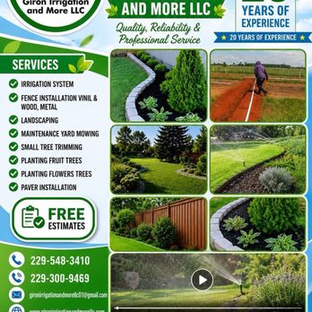 Giron Irrigation And More - Irrigation Near Me - Valdosta, Georgia