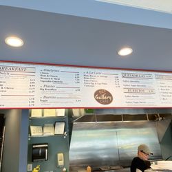 Gallery Cafe - Menu (September 2023)