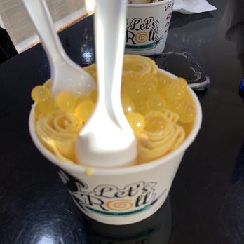 Let's Roll Ice Cream - Mango - Ice Cream & Frozen Yogurt Near Me - Irving, Texas Let's Roll Ice Cream - Mango - Ice Cream & Frozen Yogurt Near Me - Irving, Texas