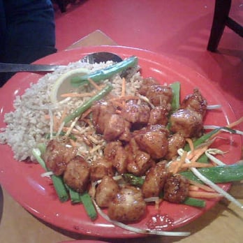 Pei Wei Asian Kitchen - Lemon pepper chicken with brown rice. - Asian Fusion Near Me - Fairfax, Virginia