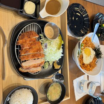 Katsuyama - Tori-katsu w/ curry sauce and Kimchi fried rice - Izakaya Near Me - Palm Desert, California Katsuyama - Tori-katsu w/ curry sauce and Kimchi fried rice - Izakaya Near Me - Palm Desert, California