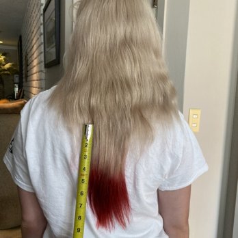 Daredevils & Queens Salon - Amount of hair left after "fix" - Hair Salons Near Me - Santa Rosa, California
