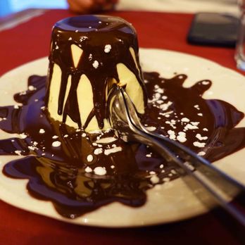 Trattoria Nella - Panna Cotta with Chocolate - Tuscan Near Me - Florence, FI