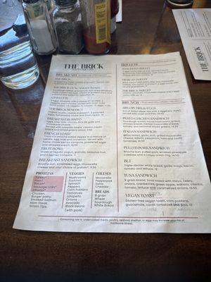 Menu photo 3 The Brick Salt Lake City, UT Menu photo 3 The Brick Salt Lake City, UT